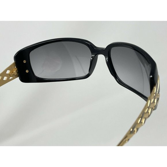SALVATORE FERRAGAMO VINTAGE SUNGLASSES Black Gold 62 [] 18-120 ITALY main image 12